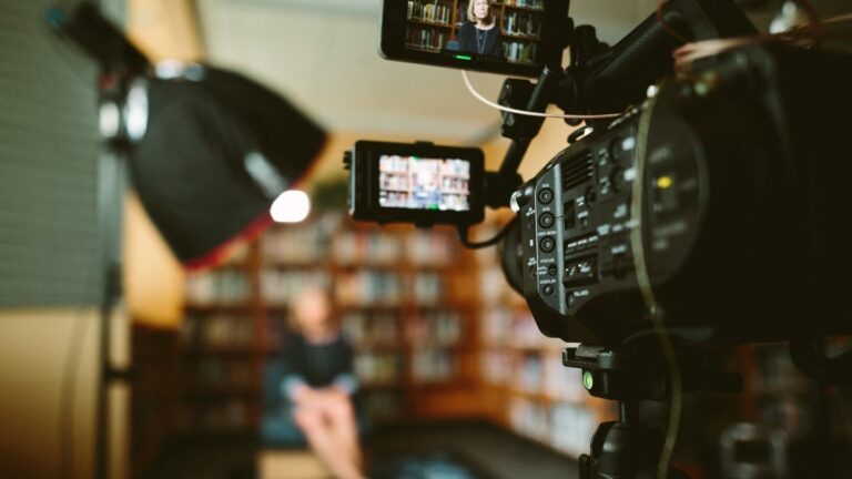 shooting a video