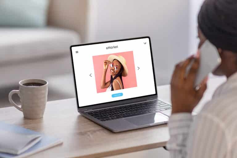 landing page